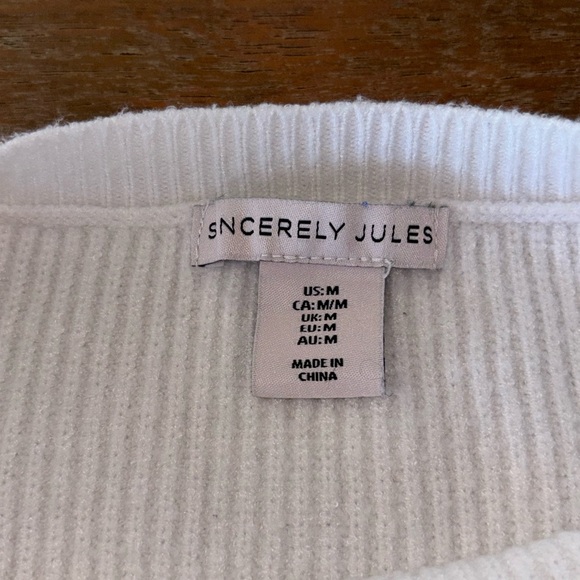 Sincerely Jules Crop Knit Sweater - Picture 2 of 4